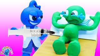 Doctor Blue Cures Green and the Ending ?!? Cartoon Animation