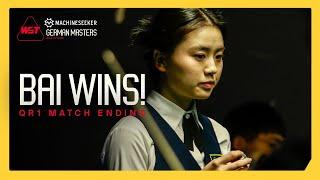 ANOTHER Win For Bai Yulu!  Will She Make Berlin? | Machineseeker German Masters 2025 (Q)