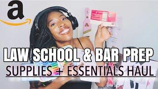 BAR EXAM PREP HAUL | Law School Supplies + Study Essentials Haul (Amazon Favorites)