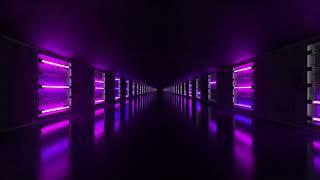 Neon Lights Tunnel  Background looping animation Screensaver Wallpaper