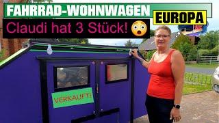 WAHNSINN! Claudi hat 3 Fahrradwohnwagen!!!