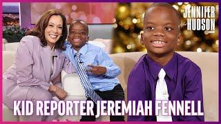 Kid Reporter Jeremiah Fennell Interviews VP Kamala Harris, NFL Players & More