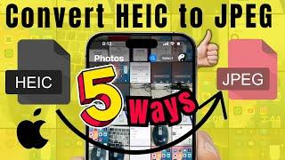 How to Convert HEIC to JPEG on iPhone, Why My iPhone Photo Won't open on Mac or PC Fixed