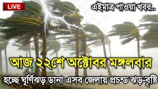 আবহাওয়ার খবর আজকের, 22 October 2024, Bangladesh Weather Report