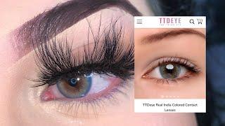 TTDEYE contact review| How to apply contacts| Kayla Martinez