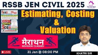 Estimating, Costing & Valuation | Marathon Class for RSSB JEn 2025 Degree | Estimate Marathon Class