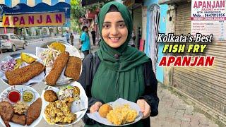 Kolkata’s Best Fish Fry | Apanjan Fish Fry (Kalighat) | Famous Street Food in Kolkata