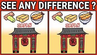  Spot the Difference Game | How Many Differences Can You Find?《Not Too Hard》