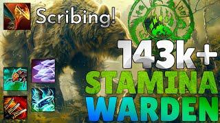  Stamina Warden 143k+ PvE DPS Build「ESO Gold Road」