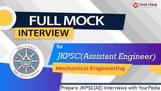 JKPSC(AE) Full Mock Interview | ME | Interview Preparation | JKPSC(AE) Interview guidance with YP