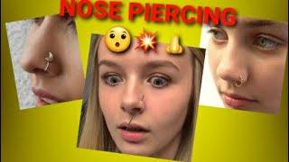 Nose piercings compilation 