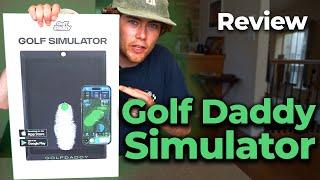 Golf Daddy Simulator Review - $99 Golf Simulator (accuracy test) July 2024