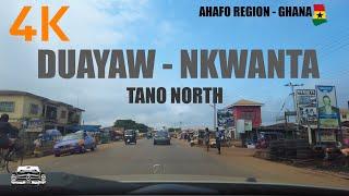 Duayaw Nkwanta Drive in the Tano North Municipal 4K Ahafo Region Ghana update 1