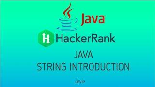 #14 Java String Introduction | Hackerrank Java Solutions