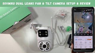 Sovmiku Dual Leans Pan & Tilt Camera Setup & Review