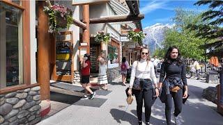 BANFF Canada Downtown Walking Tour - Complete Banff Avenue Walk