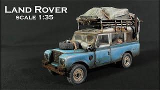 Land Rover 109 from Italeri, for my new diorama in scale 1:35