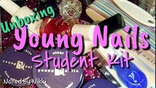 Nail School Vlog 1: UnBoxing YOUNG NAILS Student Core Kit