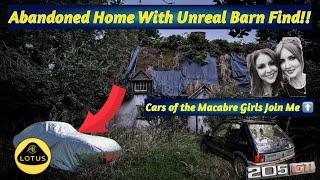 Rare & Valuable Cars Found At This Abandoned & Derelict House Inc A 205 GTI & Lotus Sports Car!!