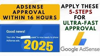 Google Adsense Account Approved (In 24 Hours️) / How To Create Google Adsense Account