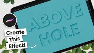 How To Create CUT PAPER Effects in Procreate • Free Texture!