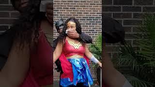 Wonder woman gets captured by batman #antiherochallenge #shorts #youtubeshorts