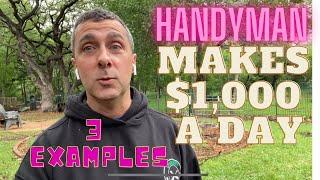 Handyman Makes $1,000 a day|How he does it!!