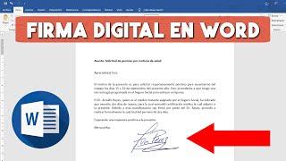 Como Hacer una Firma Digital en Word