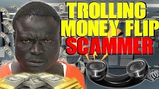 Trolling A Money Flip Scammer! - Threatens To Kill Me!