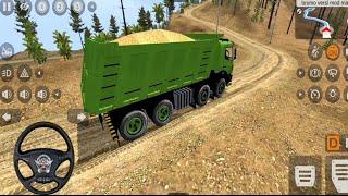 Truck Driving Off-foad Heavy lording Materials l bus simulator indonesia