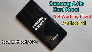 Samsung A10s Hard Reset Not Working Fixed Android 11 | (SM-A107F) Factory Reset Pattren Unlock 2022