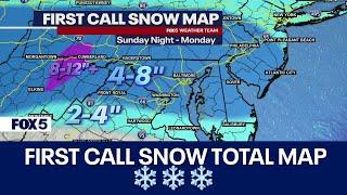 DC winter snow storm: 1-2 punch expected to bring snow to DMV