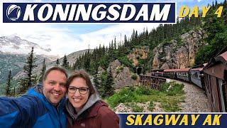 Holland America Koningsdam Alaska Cruise: Skagway & White Pass Summit Scenic Railway (VLOG Day 4)