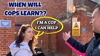 Female Cop Regrets Getting Involved | Public Photography Is Not A Crime