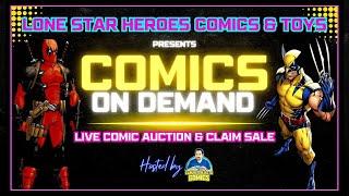 Comics On Demand #002 - Live Comic Auction & Claim Sale!