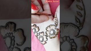 baby front hand mehandi design !! #mehandi design #shorts #ytshorts #youtube shorts #mohini henna