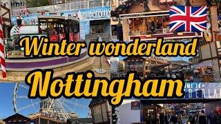 Winter Wonderland Nottingham UK  || Christmas MarKet || Ibrahim vlogs UK