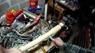 Redneck wood lathe.