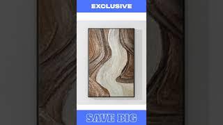 3D Textured Wabi Sabi Wall Art