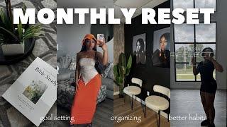 AUGUST MONTHLY RESET 2024 ᥫ᭡: new goals, deep cleaning, resetting, getting back into routine +more