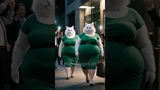 They Laughed at fat cats on Elevator #cat #kitten #fatcats #cutecat #inspiration #catlovers #cats