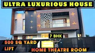 inside a Luxurious 500 Yard 7 BHK Villa With Lift, Home Theater Room | House Sale in Panchkula