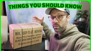 Buying MREs from Amazon | What to look out for