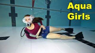 Hot Pants Scuba Diving Girl