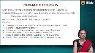 IITM BS - DS: How to become a Course TA Course Tutor Project Mentor