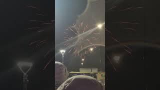 Stunning New Year Fireworks in Markham, Toronto, Ontario, Canada | Cold Winter Night Celebration!