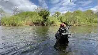 Dry fly fishing, River Usk