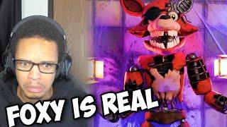 We built a real FOXY for Halloween! (FNAF) REACTION || BUILDING FOXY