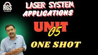 UNIT 05 II APPLICATIONS OF LASER II ACT 2024.