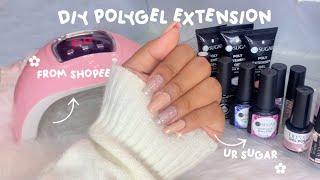 HOW TO DO POLYGEL NAIL EXTENSION FROM SHOPEE - URSUGAR - PHILIPPINES